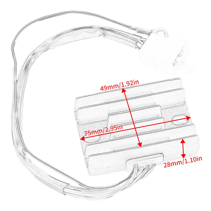 Rectificador de voltaje para Suzuki GS1000 GS1000G 1980/GS1000GT 1996/GS1000GX 1999 Foto 2 de 4