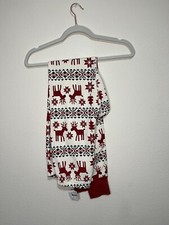 NWT Hanna Andersson Christmas Reindeer Pajamas Long Johns Size M