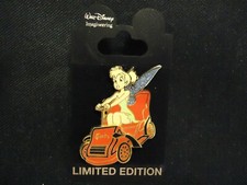 DISNEY WDI TINKER BELL ON MR. TOAD'S WILD RIDE PIN ON CARD LE 300