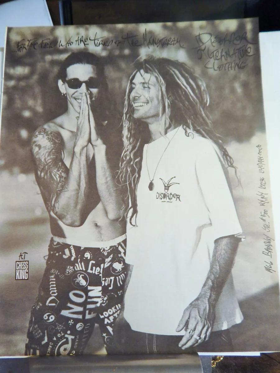 DISORDER ALTERNATIVE CLOTHING ORIGINAL VTG 1992 AD eBay