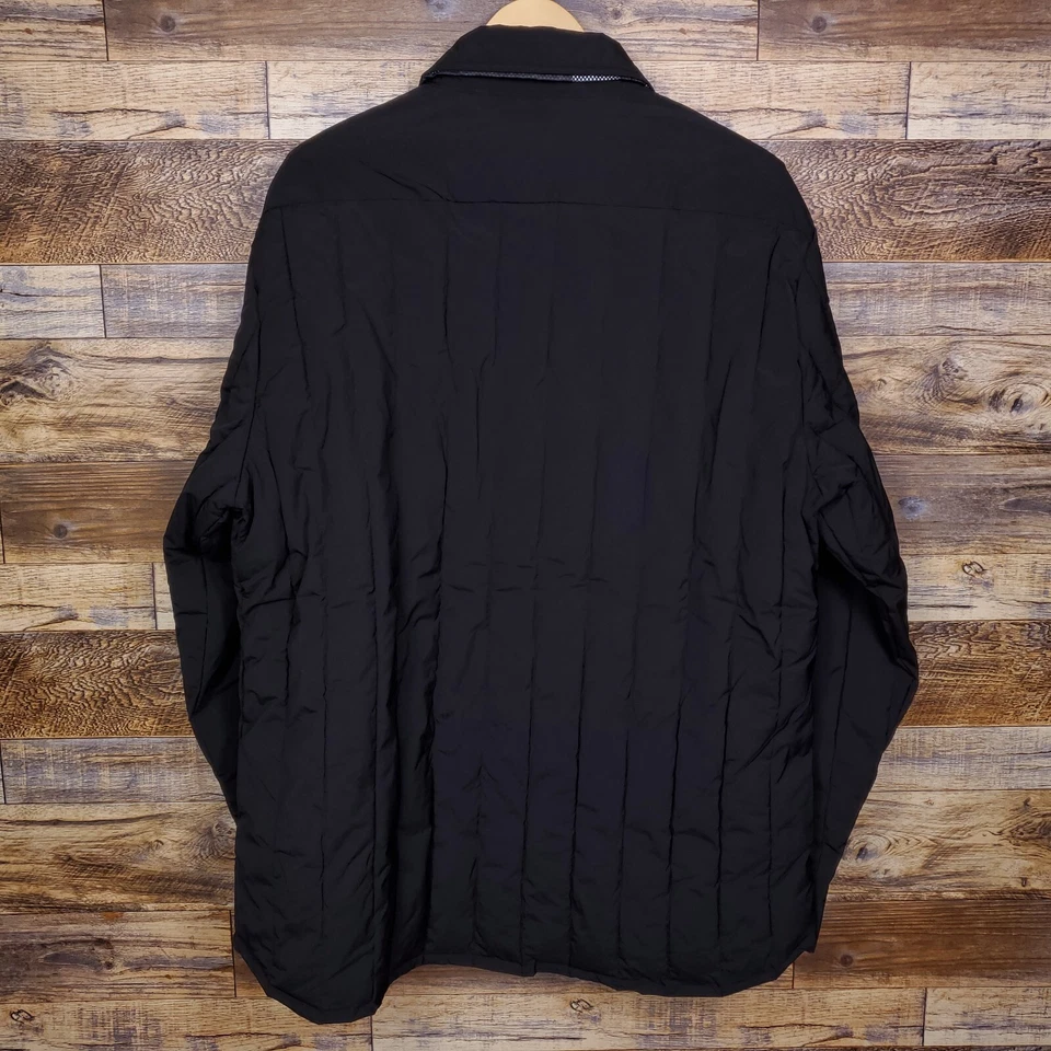 NWT Robert Graham Full Zip Field Jacket Mens Stone $348 Black - Image 3 of 4