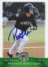 Patrick Kivlehan 2014 Jackson Generals Signed Card