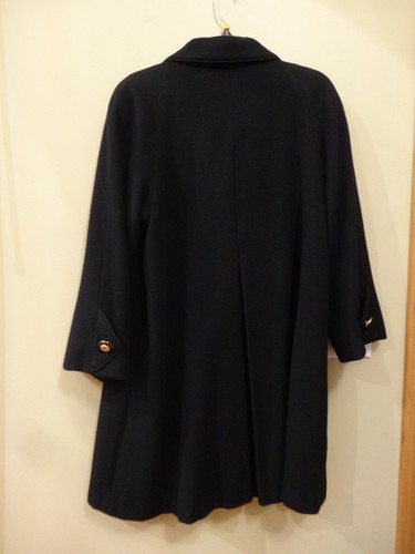 St. John Coat Collection Marie Gray Wool Cashmere Black. Size 8 - Picture 2 of 13