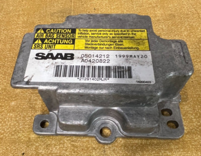 99 1999 SAAB 9-5 SRS 05014212 SUPPLEMENTAL SAFETY RESTRAINT SYSTEM MODULE B4