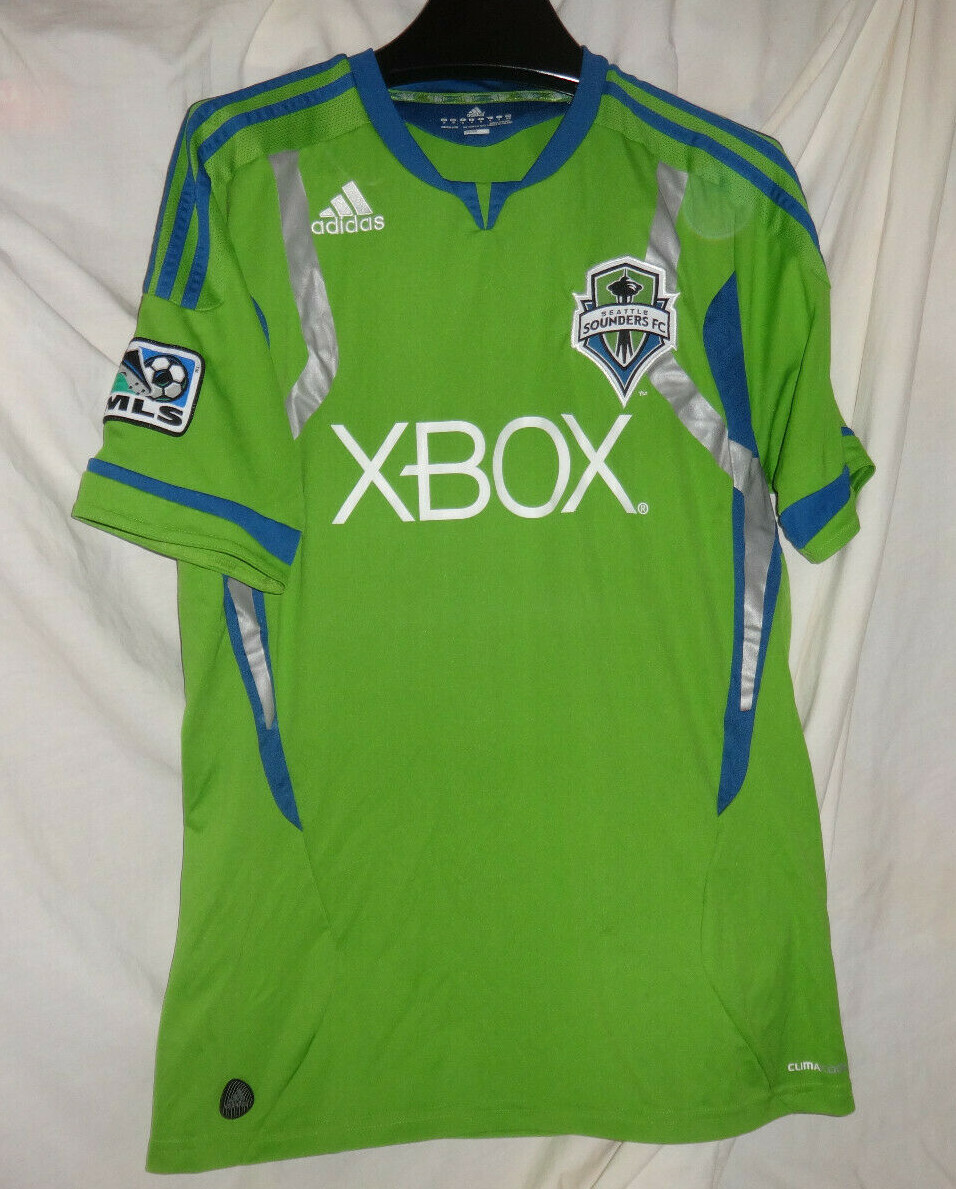 シアトル・サウンダーズFC 2012 ホーム ユニフォーム #9 MARTINS 2012 Seattle Sounders FC Authentic 1st Soccer MLS Jersey Kit Mens
