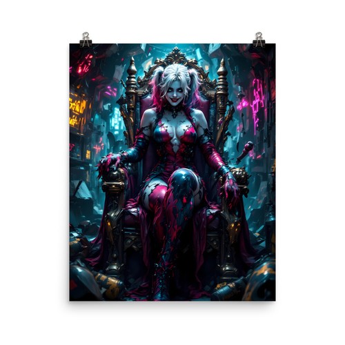 Impresión de póster de arte de pared Harley Quinn DCU decoración del hogar de alta calidad - Imagen 3 de 5
