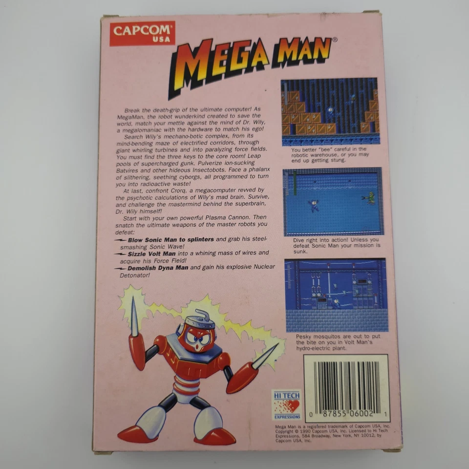 Mega Man, 1990, Big Box, Open Box - Image 3 of 4
