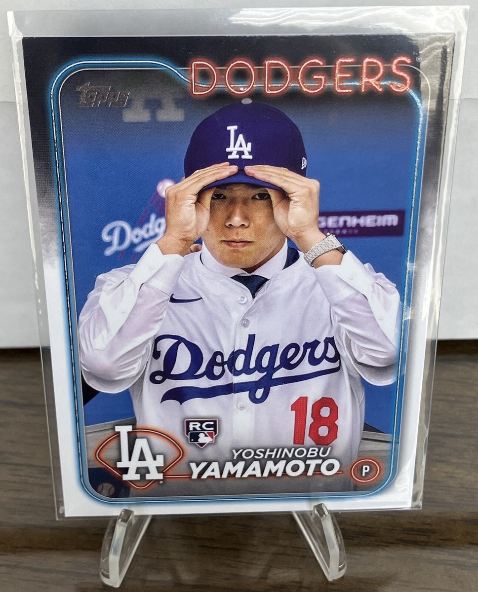 Yoshinobu Yamamoto 2024 Topps-Flagship Card RC #CTCSP-2 Yoshinobu Yamamoto 2024 Topps-Flagship Card RC #CTCSP-2
