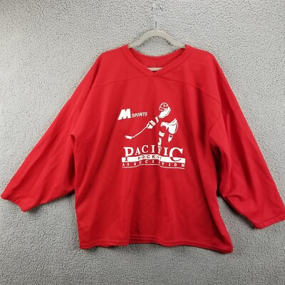 #ad Vintage 90s Pacific Hockey Assoc. CCM Maska Air knit Hockey Jersey Men XXL #17 $41.90