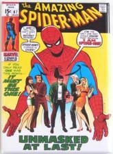 Amazing Spider-Man #87 Vintage Comic Cover 2" x 3" Fridge MAGNET Spiderman