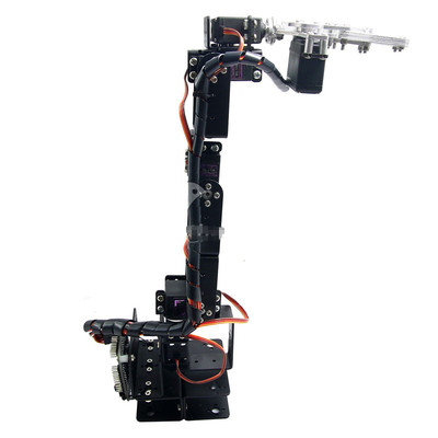 2X Aluminium Robot 6 DOF Arm Claw Mount Kit Mechanical Robotic Arm for Arduino