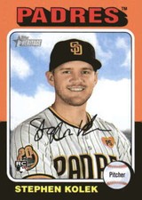 2024 Topps Heritage #710 Stephen Kolek San Diego Padres Rookie SP