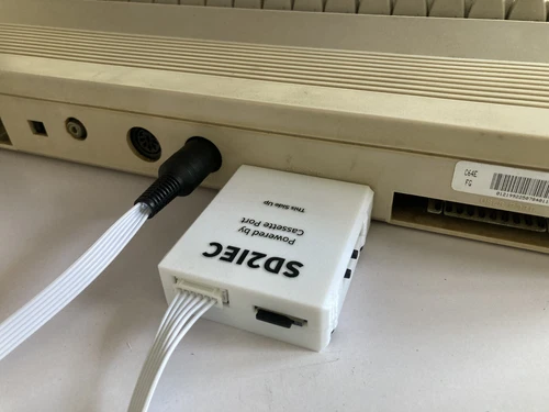 Commodore 64 Micro SD Card Reader SD2IEC Powered By Cassette Port