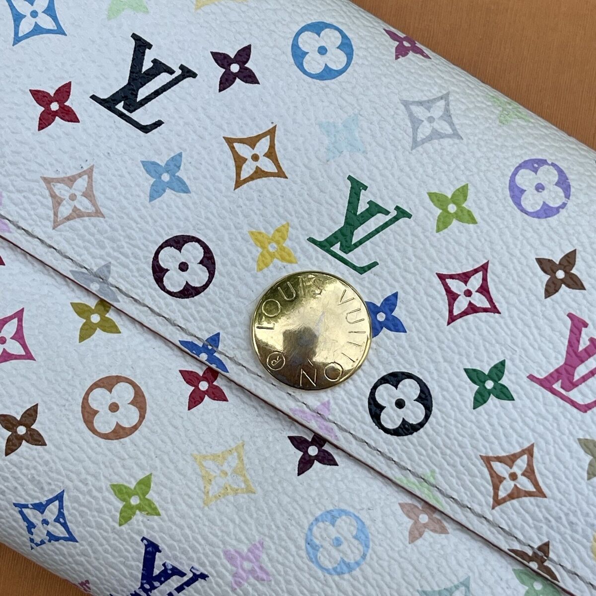Louis Vuitton White Multicolor Takashi Murakami Sarah Long Louis Vuitton White Multicolor Takashi Murakami Sarah Long