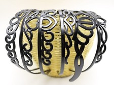 5 Assorted Black Plastic Crown Hair Tiara Princess Headband Hair band With Teeth