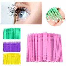 Dental Micro Applicators Disposable Makeup Eyelash Brush Swab Mascara Wand