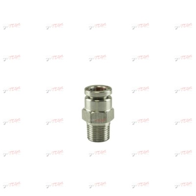 Turbosmart 1/8'' NPT Str Pushloc Fitting - SS - 1/4''