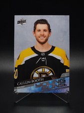 Callum Booth 2020-21 Upper Deck Extended Series Hockey Young Guns RC Bruins #704