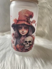 Frosted Halloween Tumbler