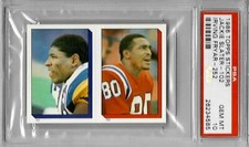1986 Topps Stickers #102 Jackie SLATER (HOF); #252 Irving FRYAR - PSA 10+++