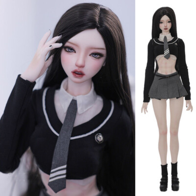 1/3 BJD Doll Girl Resin Ball Jointed Dolls w/ Face up Clothes Wig Shoes FULL SET