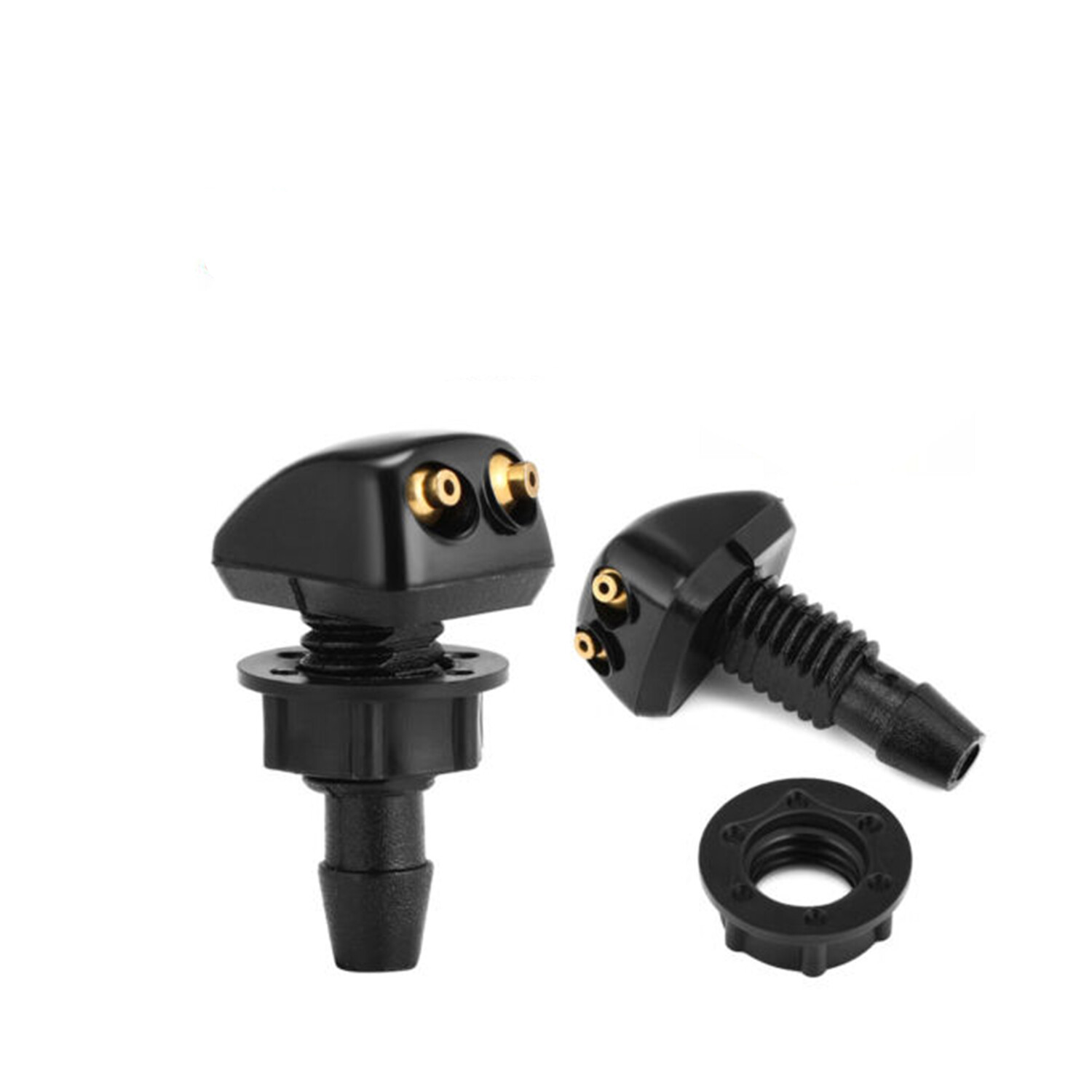 Universal Dual Holes Windshield Washer Nozzle Wiper Water Jet