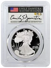 2022 W $1 Proof Silver American Eagle PCGS PR70 DCAM Emily Damstra Advanced Rele