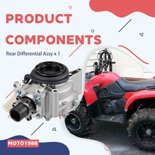 Complete Rear Differential for Yamaha Grizzly 660 YFM660F 4WD 2002-2005 07 08