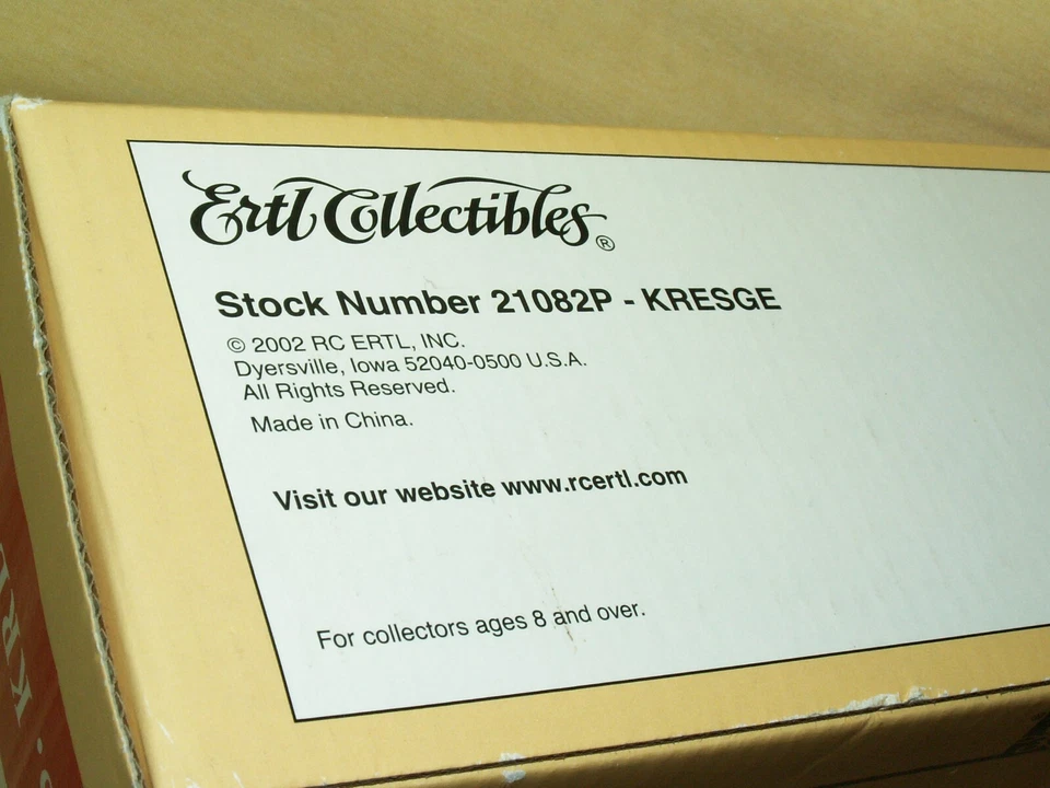 KRESGE BANK HORSE WAGON 1897 2ND SER 1:32 ERTL DIE CAST METAL 2002 COIN SAVINGS. - Image 3 of 4