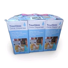 Lot of 3 Magic Tap Touchless Drink Dispenser Great For Milk Juice Kid Friendly