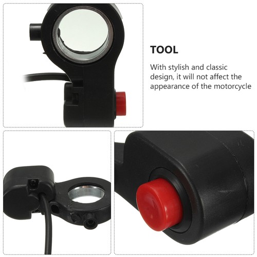 Interruttore Corno 7/8 Manubrio Avviamento Pulsante ATV Accessori Moto - Foto 8 di 12