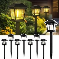Solarlampen 8 StüCk Gartenleuchten Wasserdicht Warmweiß FüR AußEn Terrasse