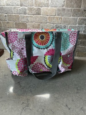 Thirty One Zip-Top Tote-Bubble Bloom