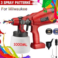 Electric Paint Spray Gun For Milwaukee 18v For M18 Hvlp Spray Paint Gun New