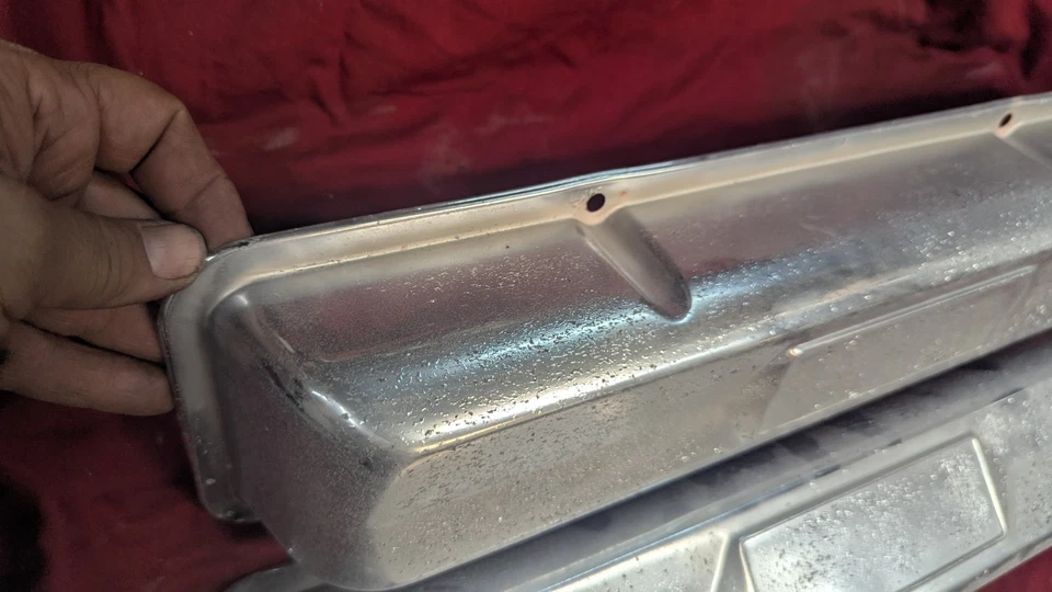 GM 1962-1967 CHEVROLET 327 TURBO-FIRE VALVE COVERS Corvette Camaro Chevelle OEM - Image 3 of 4