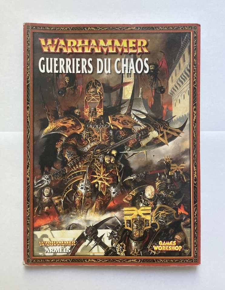 CODEX Livre Book WARHAMMER Armée GUERRIERS DU CHAOS - GAMES WORKSHOP - 2008 FRA - Photo 1/4