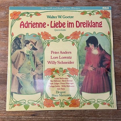 W. Goetze - Adrienne Liebe im Dreiklang LP 1982 RCA Operetta 33 RPM