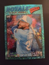2026 Topps Heritage - Kyle Isbel #365 Chrome Aqua Sparkle Refractor