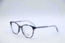 NEW NICOLE MILLER HENDRIX C02 HAVANA BLUE AUTHENTIC FRAMES EYEGLASSES 52-17