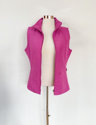 R.M. WILLIAMS diamond quilted puffer vest jacket sz 14 / pockets semi-fitted - Picture 6 of 12