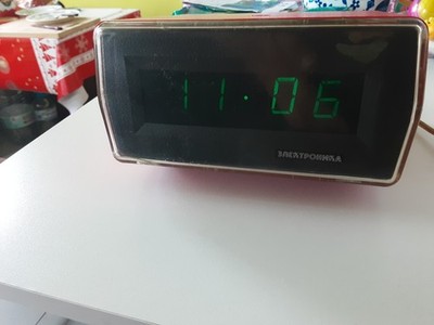 Vintage USSR  Clock Elektronika B6-403 Nixie Tube VFD