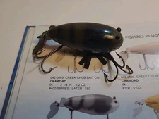2 1/4 Creek Chub Crawdad Fishing Lure In Great Shape See Pictures And...