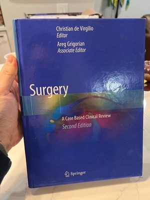 Surgery : A Case Based Clinical Review by Areg Grigorian (2019, Hardcover)