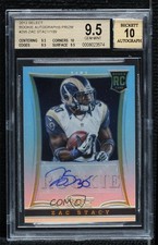 2013 Panini Select Silver Prizm Rookie /199 Zac Stacy BGS 9.5 GEM MINT Auto 06yt