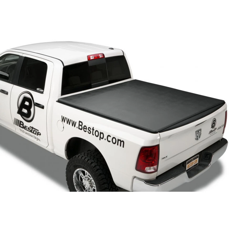 Bestop 16175-01 Truck Pickup Pick-Up Bed Tonneau Cover Leather Grained Vinyl Foto 3 de 4