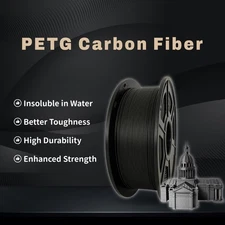 1KG PETG Carbon Fiber Filament 1.75mm,PETG Carbon Fibers,3D Printer Filament