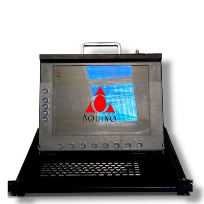 Industrial Rackmount LCD Monitor With Keyboard   1U/2U Pull-Out KVM Console