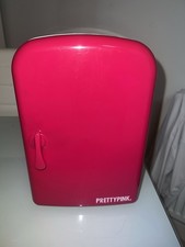 Pretty Pink Mini Fridge Portable Cooler Warmer Fridge