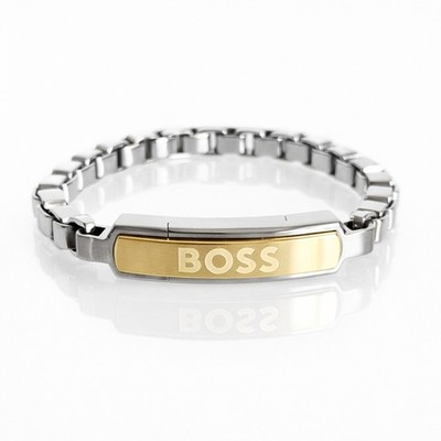BOSS Devon 1580597S Armband Herren Edelstahl Größe S NEU OVP