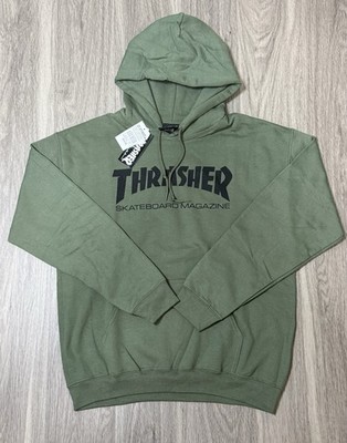 Thrasher  Mag Logo Hoodie Green Size Medium